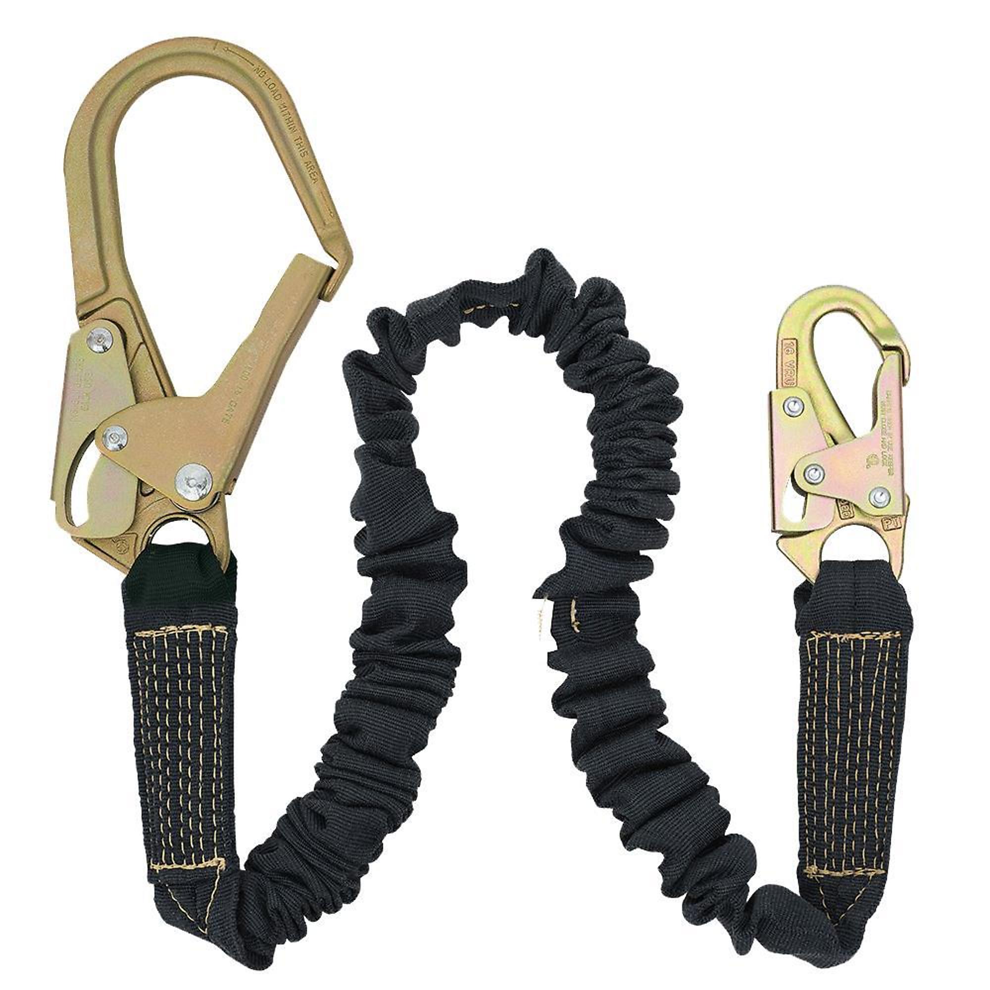 Peak Works, Welder Shock Absorbing Lanyard Kevlar Single Leg 6 Length 6 ft, Model# V8109526